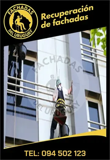 Reparación y recpueración de fachadas en Montevideo, Uruguay