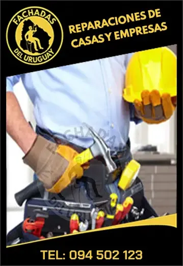 Reparación y recpueración de fachadas en Montevideo, Uruguay