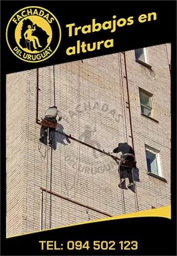 Reparación y recpueración de fachadas en Montevideo, Uruguay